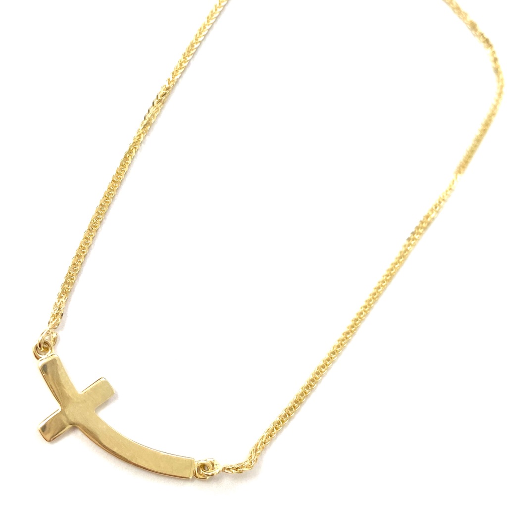 14kt Gold Cross Charm Bracelet